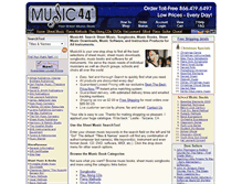 Tablet Screenshot of music44.com